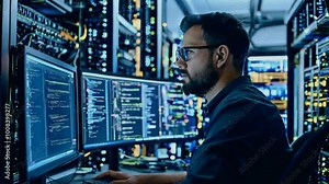 computer repair service Stock Video