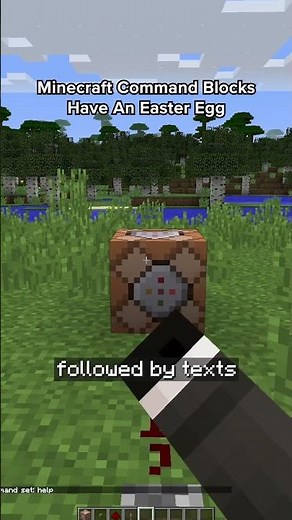Easter Egg in Minecraft Command Blocks?
