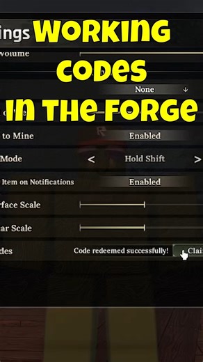 NEW UPDATE REROLL CODES in The Forge Roblox