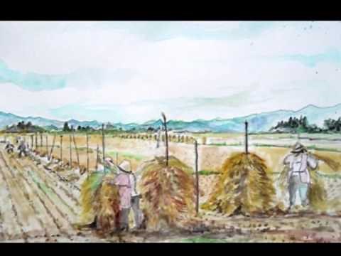 村祭 （歌詞つき） 文部省唱歌 尋常小学3年生 明治45年（1912）