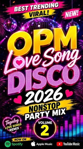 🔥 OPM LOVE SONG DISCO 2026 💃 VIRAL TAGALOG REMIX | NONSTOP PARTY MIX #shorts