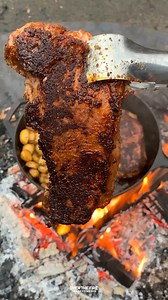 302K views · 10K reactions | Chipotle Coffee Crusted NY Strip Steaks with Potatoes and Eggs 數 凜   | Over The Fire Cooking by Derek Wolf | Facebook