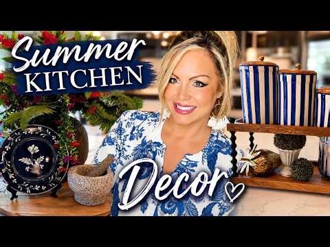 THE SUMMER COLOR COMBO I NEVER SAW COMING | KITCHEN REFRESH AND TOUR ✨
