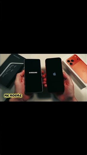 Samsung vs iphone speed test #smartphone #tech