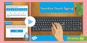 Twinklee Touch-Typing Interactive PowerPoint
