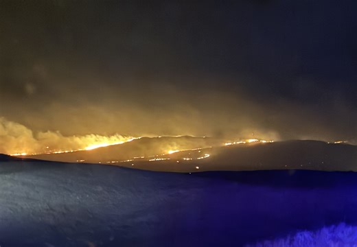 Fast-moving wildfire prompts evacuations near Hyannis - Midplains NCN