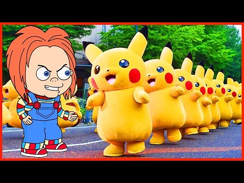 video con canciones y personajes animados #chucky