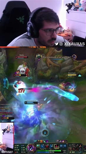 HACE TODO BIEN MENOS EL FINAL XD #leagueoflegends