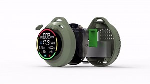 6-in-1 Portable Oxygen Detector O2 Monitor with CO, Altimeter, Barometer, Temperature, Humidity Monitor for Hiking, Campimg, RVs and Outdoor Activitists (Green)