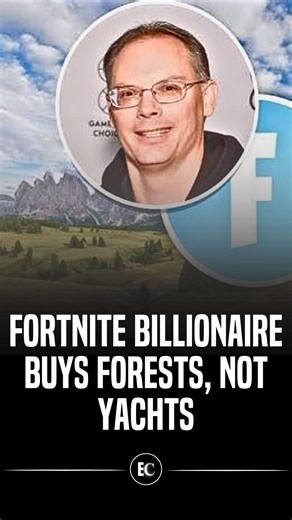 Entrepreneurs community on Instagram: "‎The Fortnite billionaire is buying forests, not yachts. Tim Sweeney is using his gaming fortune to protect land instead of chasing luxury. ‎ ‎He’s purchased over 40,000 acres of North Carolina wilderness, preserving longleaf pine forests and mountain ecosystems that would otherwise become malls or housing. ‎ ‎While most tech founders buy toys, Sweeney bought permanence. Real wealth is protecting what money usually destroys. ‎ ‎Follow @entrepreneurscom for