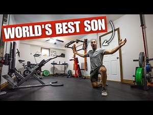 I Built My Parents a $25K Dream Home Gym!