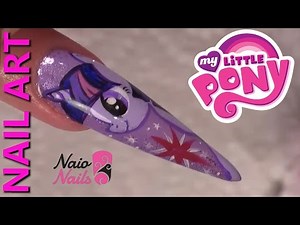 Nail Art - Twilight Sparkle - My Little Pony Design