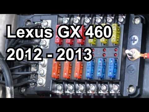 Fuse Box Diagram: Lexus GX 460 2012 - 2013. @FuseFans.