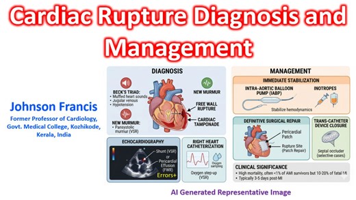 Cardiac Rupture: Diagnosis and Management - All About Cardiovascular System and Disorders