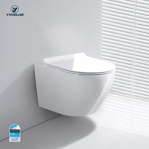 [Hot Item] Wc Suspendu Wall-Mounted Floating Toilets Luxury Wall Hung Toilet for Modern Bathroom