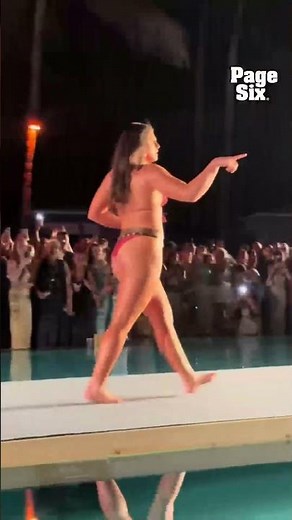 Rugby star and "DWTS" alum Ilona Maher makes appearance at Sports Illustrated Swimsuit Show #shorts