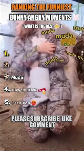 Ranking The Funniest Rabbit Angry Moments😹. #funny #ranking #bunny #shortsfeed