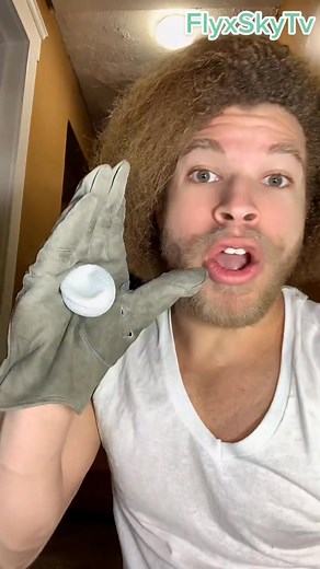 Yes fake plastic golf ball but the opportunity was there 🤷‍♂️ and the peanut butter was to easy😎 | Flyskytvtiktok