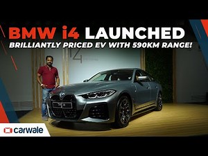 BMW i4 India Price, Features and Electric Range (590km!) Explained | CarWale