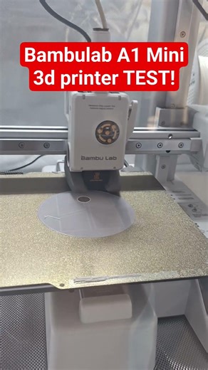 Bambulab A1 Mini 3D Printer Test! #linux #bambulaba1 #3dprinter #test #3dprinter ‪@ZipTieTuning‬