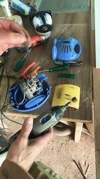 How to shape carbon brushes for the Dremel 4000 rotary tool