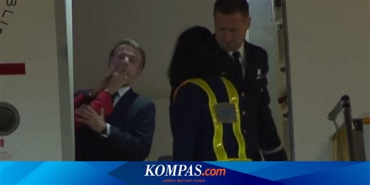 Viral, Video Presiden Perancis Diduga Ditampar Istri Saat Tiba di Vietnam