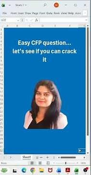 If You’re CFP Module 1 Exam Ready — Solve This!