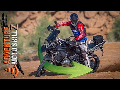 Elephant Turn Practice: Mastering the 180° Spin on an Off-Road Motorcycle