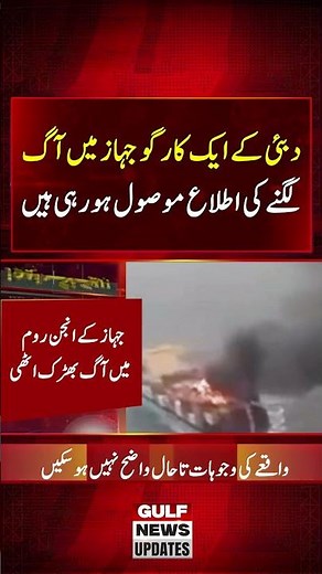 Fire Reported on Cargo Aircraft in Dubai