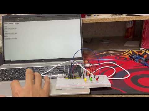 ESP 32 led connection