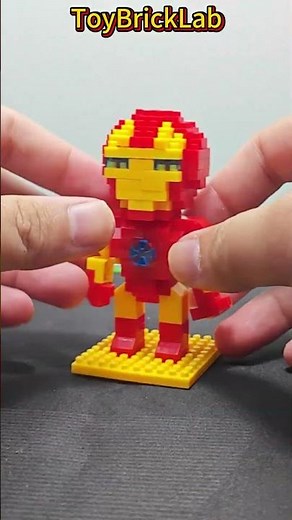 Building the Ultimate Iron Man! 🤖 M3237 Micro Blocks Full Tutorial