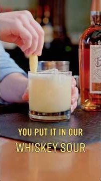 Master the Big Easy Whiskey Sour with Liz 🍹✨ #cocktail #whiskeysour #drinkrecipes #whiskeycocktail