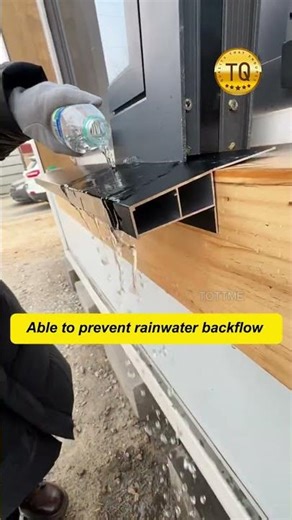 This is the window frame design for the villa's exterior wall. #aluminum #windows #windowframe