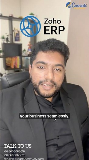 Zoho ERP Explained | India Launch 2026 | Implementation Partner – Cascade Headway