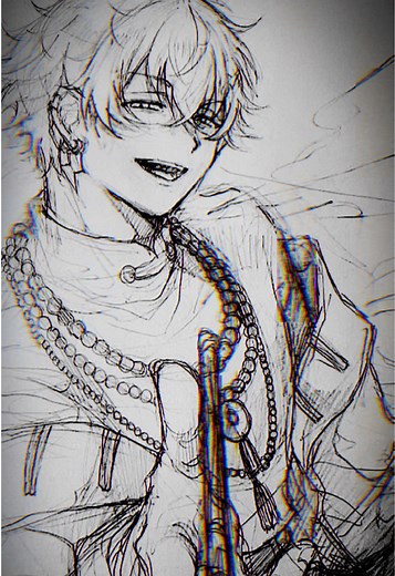 にじさんじの宇佐美リトを描いてみた