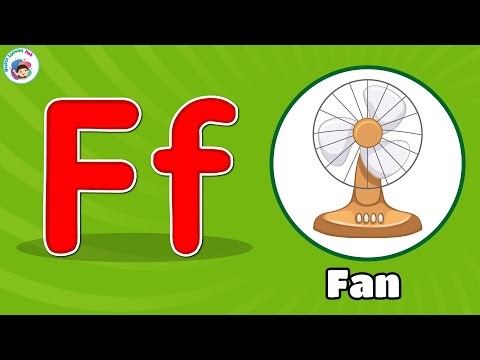 F for Fan | Alphabets | Phonic Sound | Kids Video | Fun And Learn Education