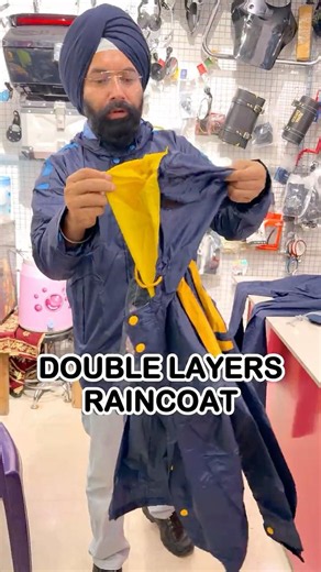 Best Double Layered Raincoat for Bike Riders | Premium Waterproof Riding Rain Suit