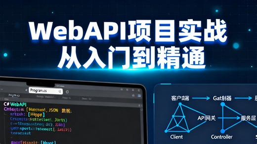 看完直接上手！WebAPI 项目实战全攻略：从环境搭建到项目落地，附完整项目源码   调试技巧，助力快速搞定 WebAPI 开发实战！