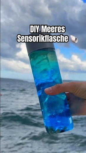 DIY Sea Sensory Bottle #funforkids #diy #kindergarten #toddlers #kidsactivities #forkids #kids