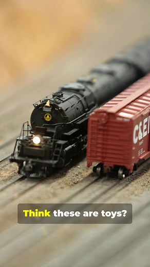 Think these trains are toys? Think again. #HOscale #modeltrains #modelrailroad | Model Train Gauges & Scales