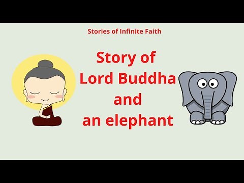 Story of Lord Buddha and Elephant English