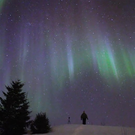 Stargazing can simply be amazing like this 😃 | Aurora Borealis Observatory