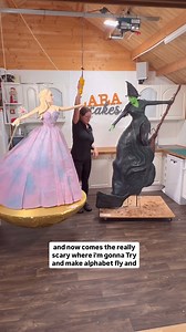 4.2M views · 91K reactions | Obsessulated with making these almost lifesize Wicked cakes FLY! Did I do it?! | Lara Cakes | Facebook