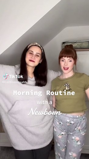 Morning routine with a newborn 🥺 | Newborn Routine