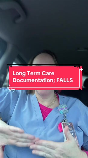 Fall documentation in long term care. #nurse #lpn #rn #longtermcare #ltc