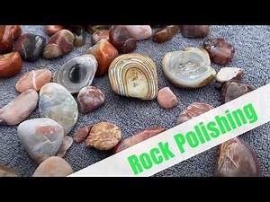 Rocks Polished BEFORE and AFTER.