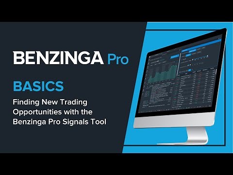 Learn How to Use the Benzinga Pro Signals Tool