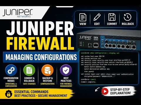 Juniper Firewall Managing Configurations