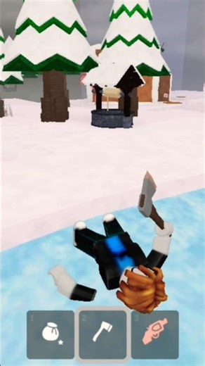It Started Snowing… How Do We Escape Without Slipping? 😱❄️ | Roblox Horror #roblox #games #shorts