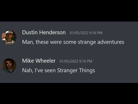 If Stranger Things had a Group Chat (FINALE)